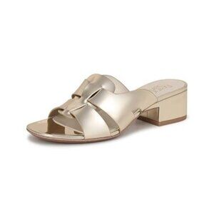 Franco Sarto Womens Nuala Heeled Sandal Gold